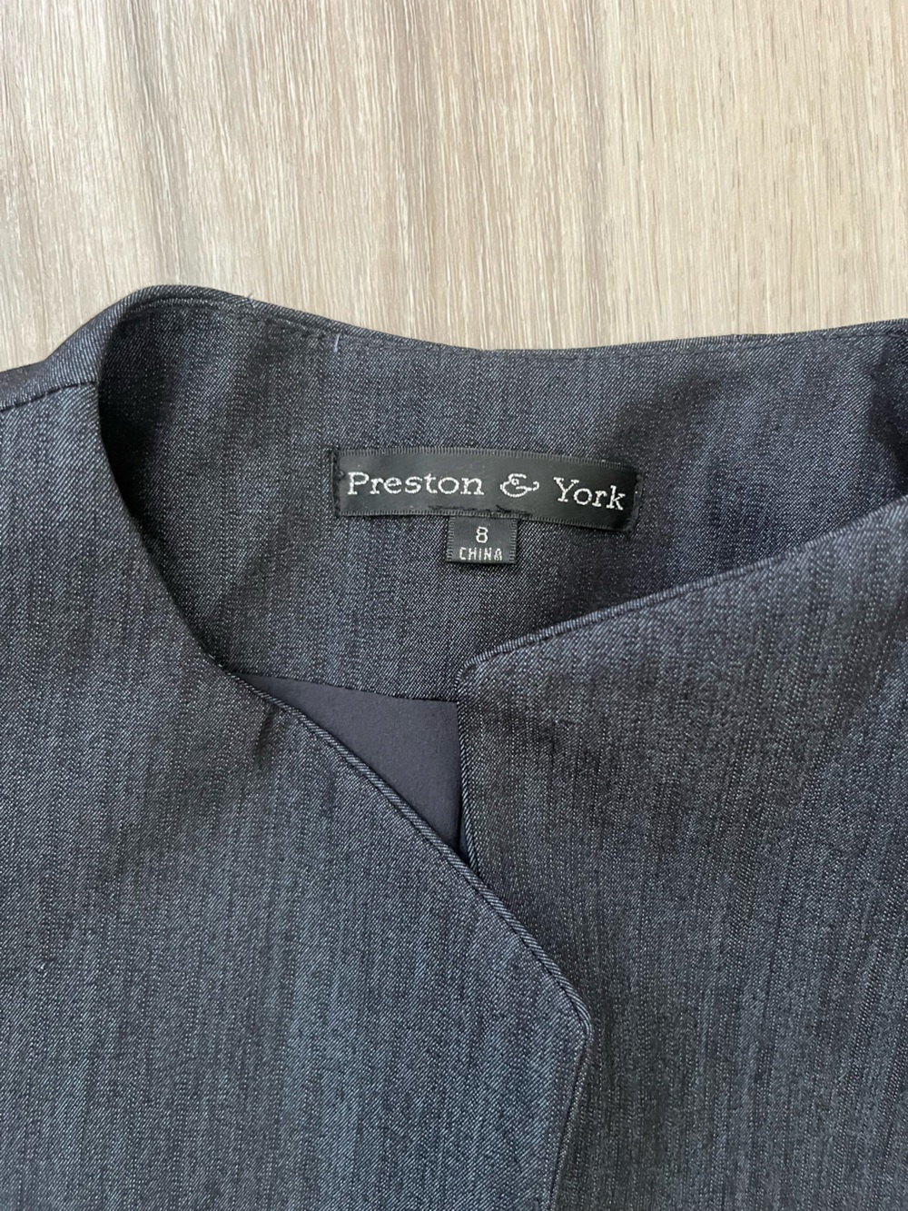 Preston & New York Collarless Jacket - Picture 2 of 2